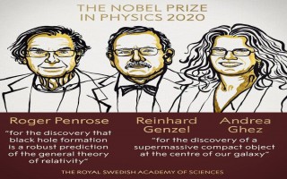 3 nhà khoa học nghiên cứu về hố đen vũ trụ giành giải Nobel vật lý 2020